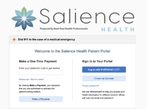 Salience Health Patient Portal