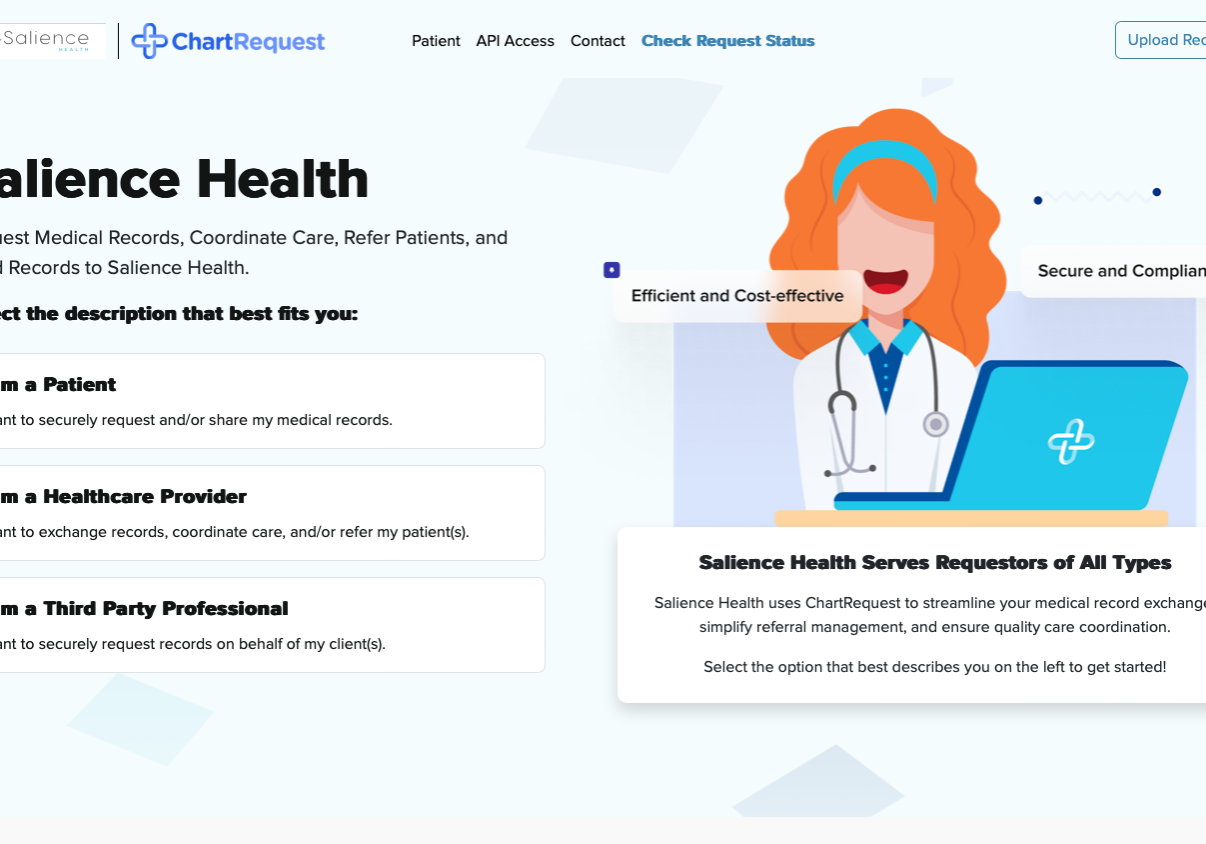 ChartRequest Salience Health Partnership